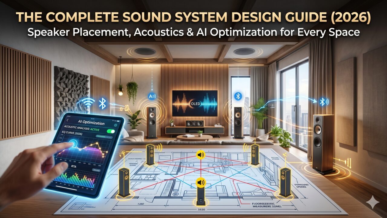 The Complete Sound System Design Guide (2026): Speaker Placement, Acoustics & AI Optimization for Every Space