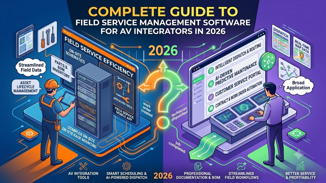Complete Guide to Field Service Management Software for AV Integrators
