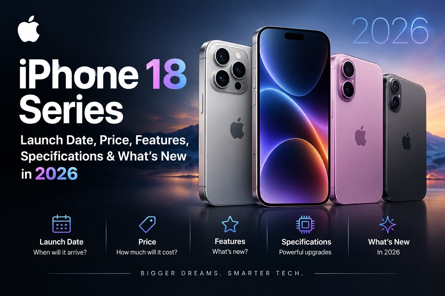 iPhone 18 Series: Launch Date, Price, Features, Specifications & What’s New in 2026