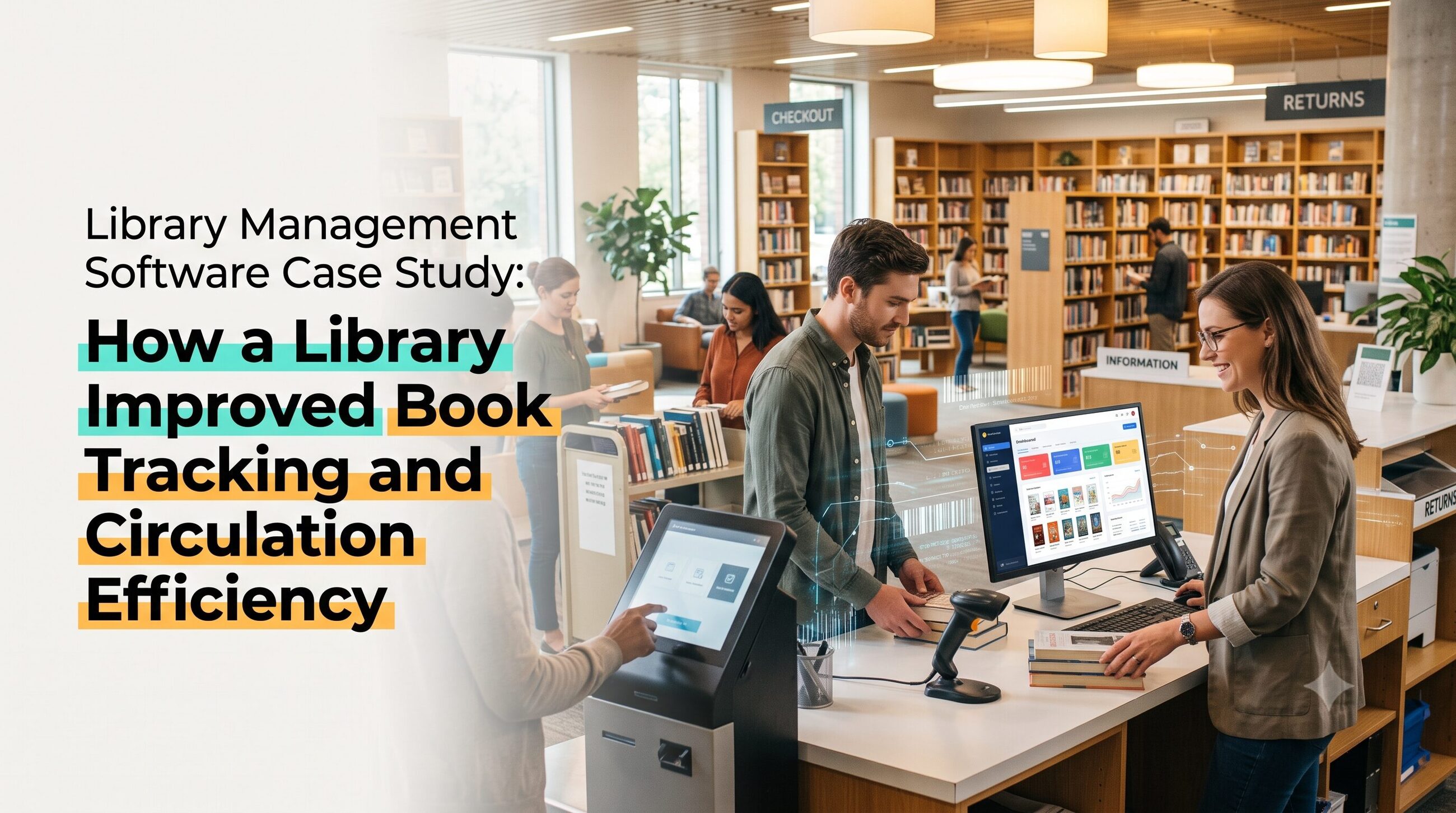 Library Management Software Case Study: How a Library Improved Book Tracking and Circulation Efficiency