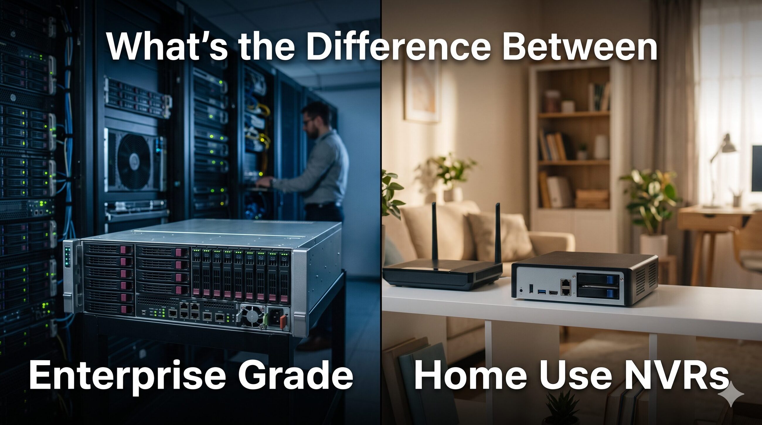 What’s the Difference Between Enterprise Grade and Home Use NVRs
