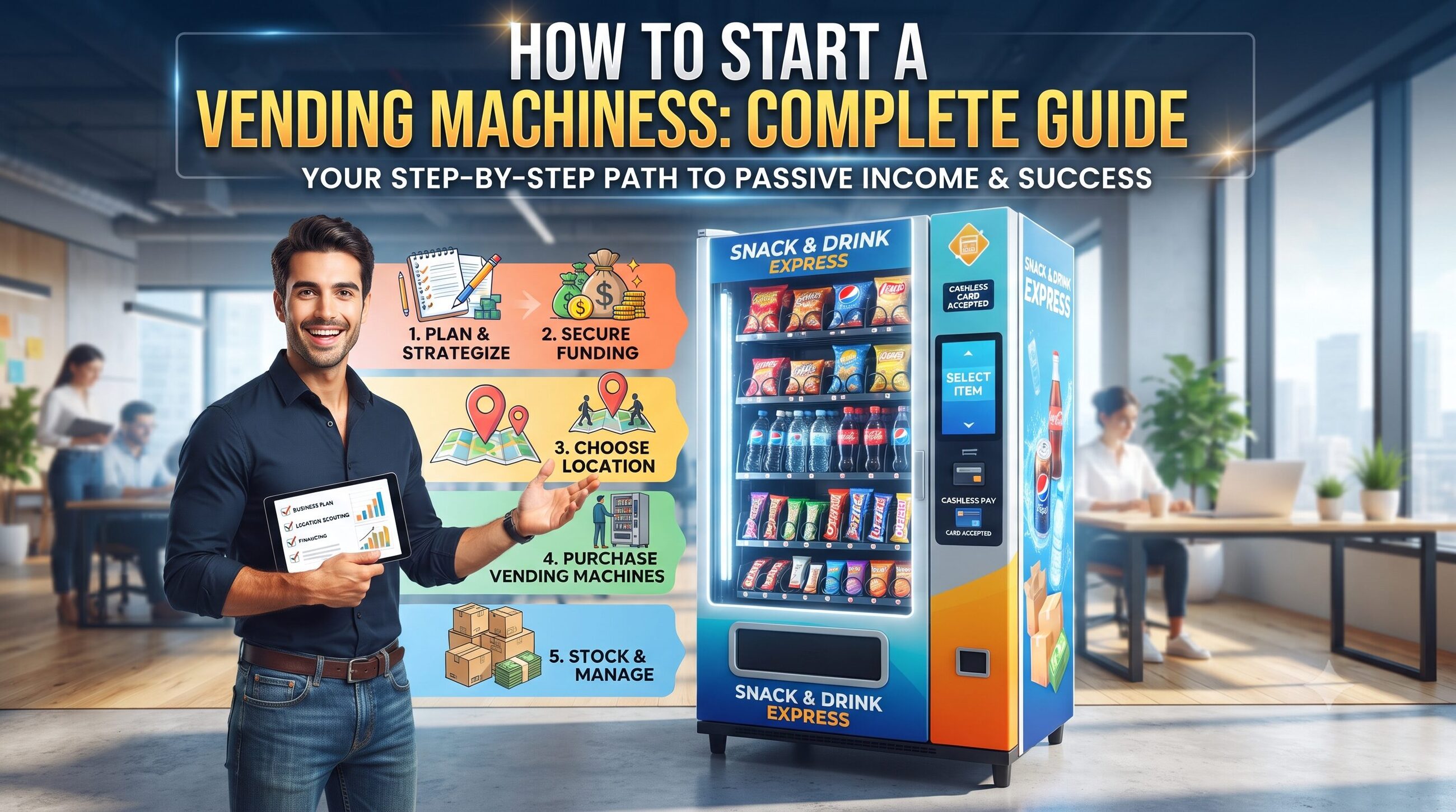 How to Start a Vending Machine Business: Complete Guide