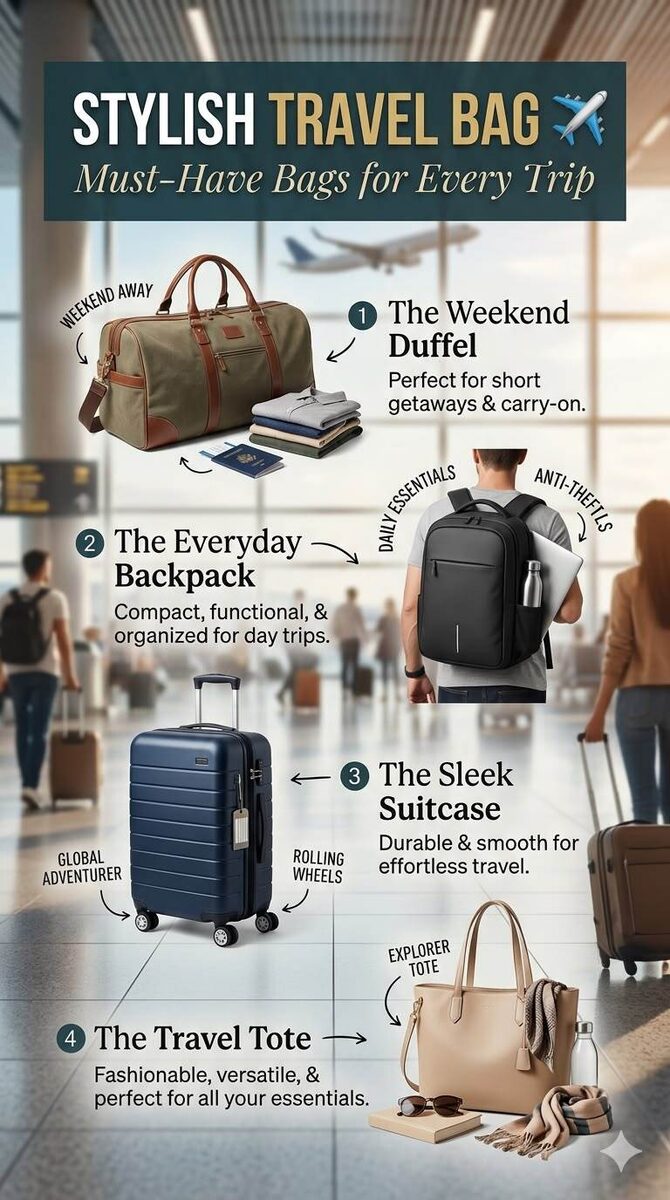 Stylish Travel Bags for Men & Women: Complete Buying Guide