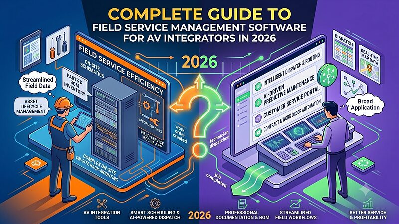 Complete Guide to Field Service Management Software for AV Integrators