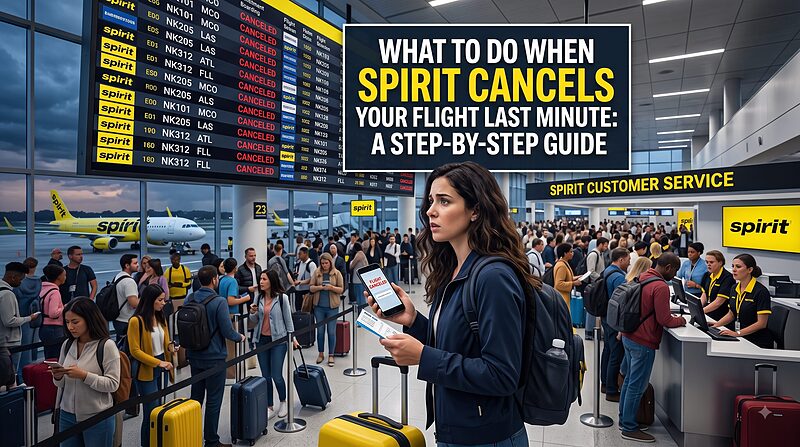 What to Do When Spirit Cancels Your Flight Last Minute: A Step-by-Step Guide