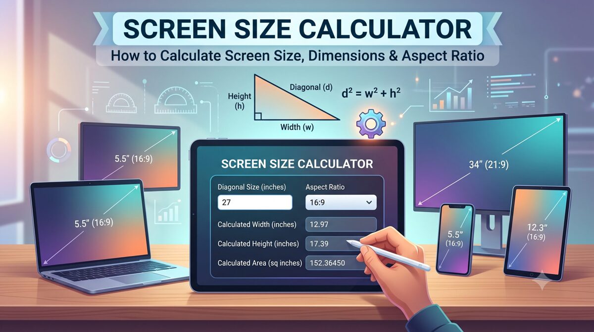 Screen Size Calculator